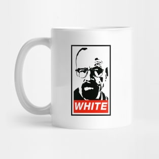 White - Obey Mug